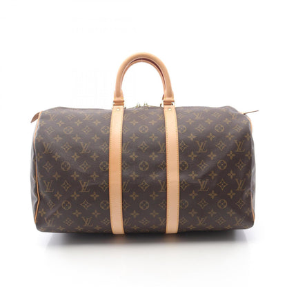Louis Vuitton Coated Canvas Brown Travel Bags