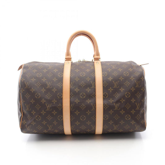Louis Vuitton Coated Canvas Brown Travel Bags