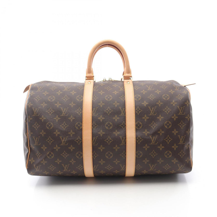 Louis Vuitton Coated Canvas Brown Travel Bags