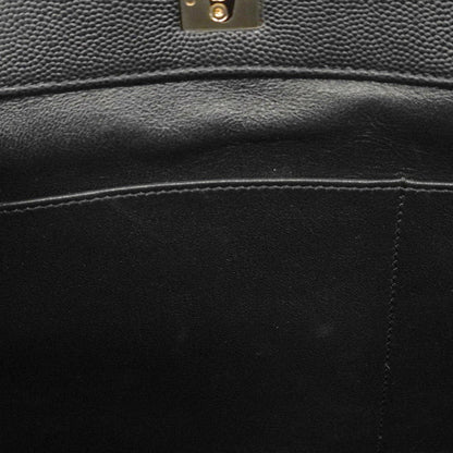 Chanel Calfskin Black Handbags