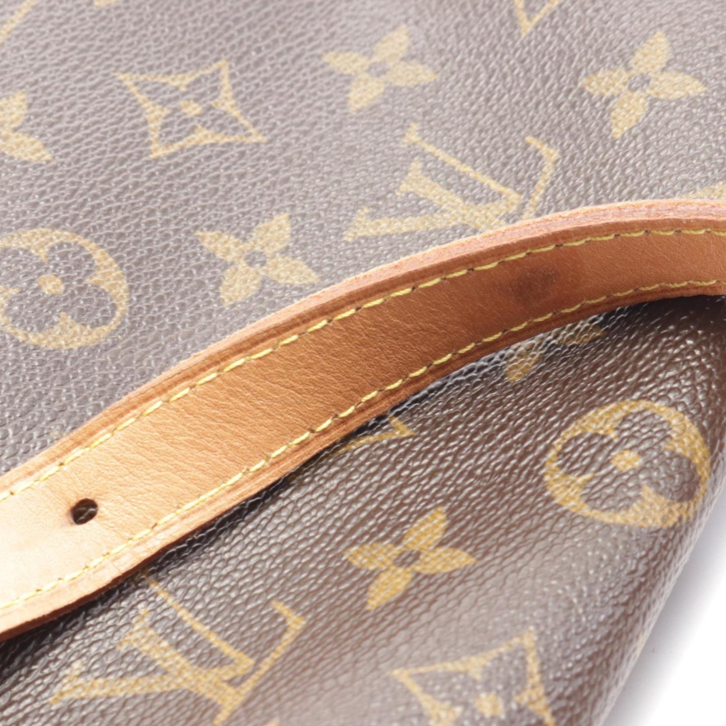 Louis Vuitton Coated Canvas Brown Shoulder Bags