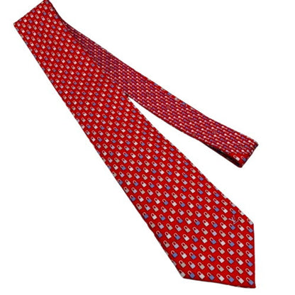 Louis Vuitton Silk Red Ties