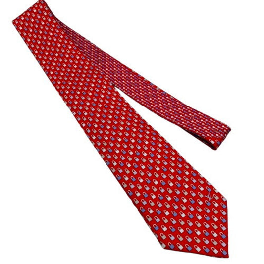 Louis Vuitton Silk Red Ties