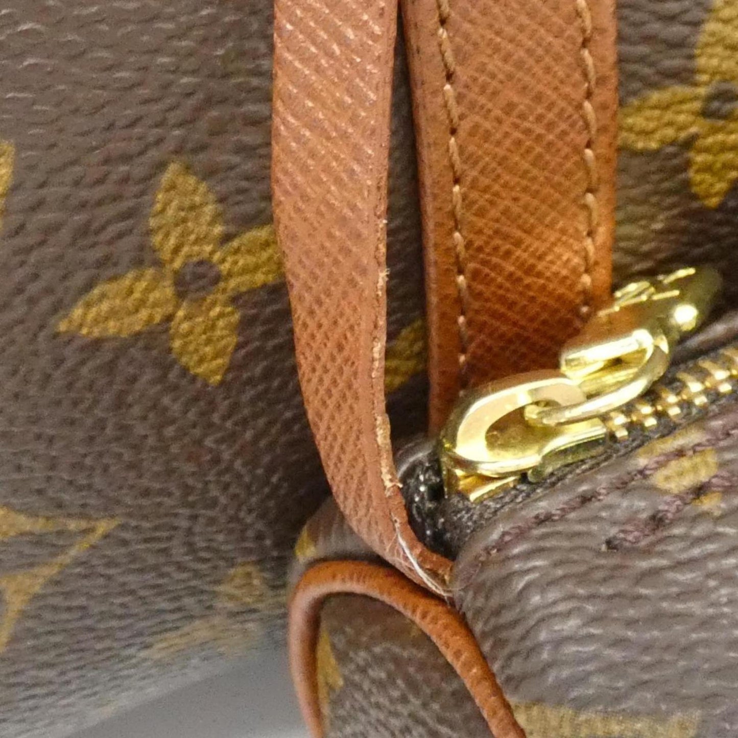 Louis Vuitton Coated Canvas Brown Handbags