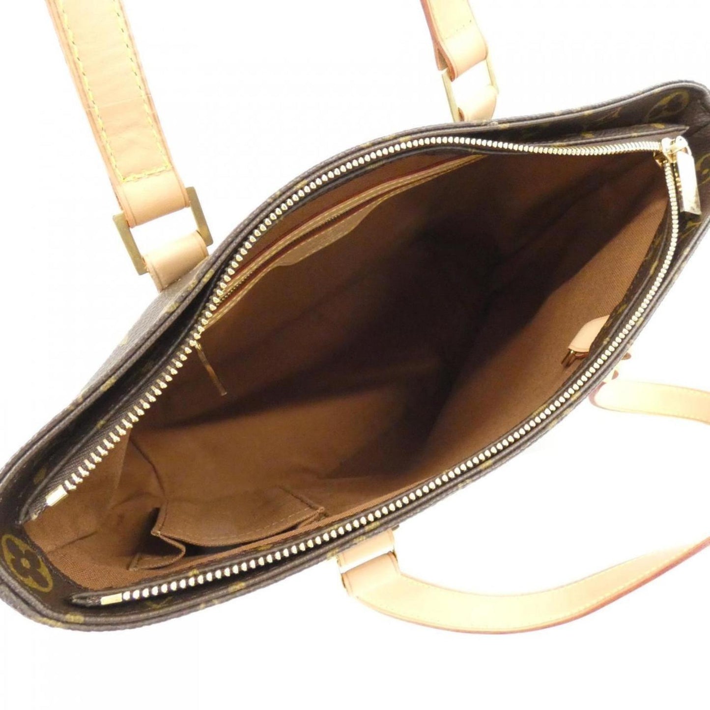 Louis Vuitton Coated Canvas Brown Handbags