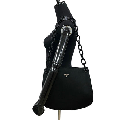 Prada Canvas Black Shoulder Bags