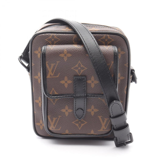 Louis Vuitton Coated Canvas Black Shoulder Bags
