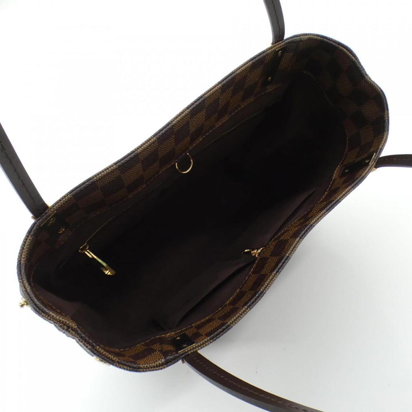 Louis Vuitton Coated Canvas Brown Handbags