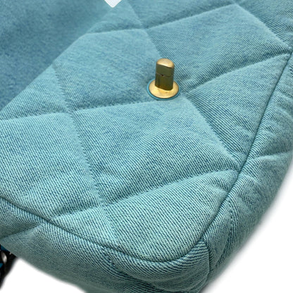 Chanel Denim Blue Shoulder Bags