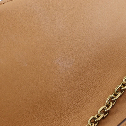 Mcm Pvc Brown Shoulder Bags