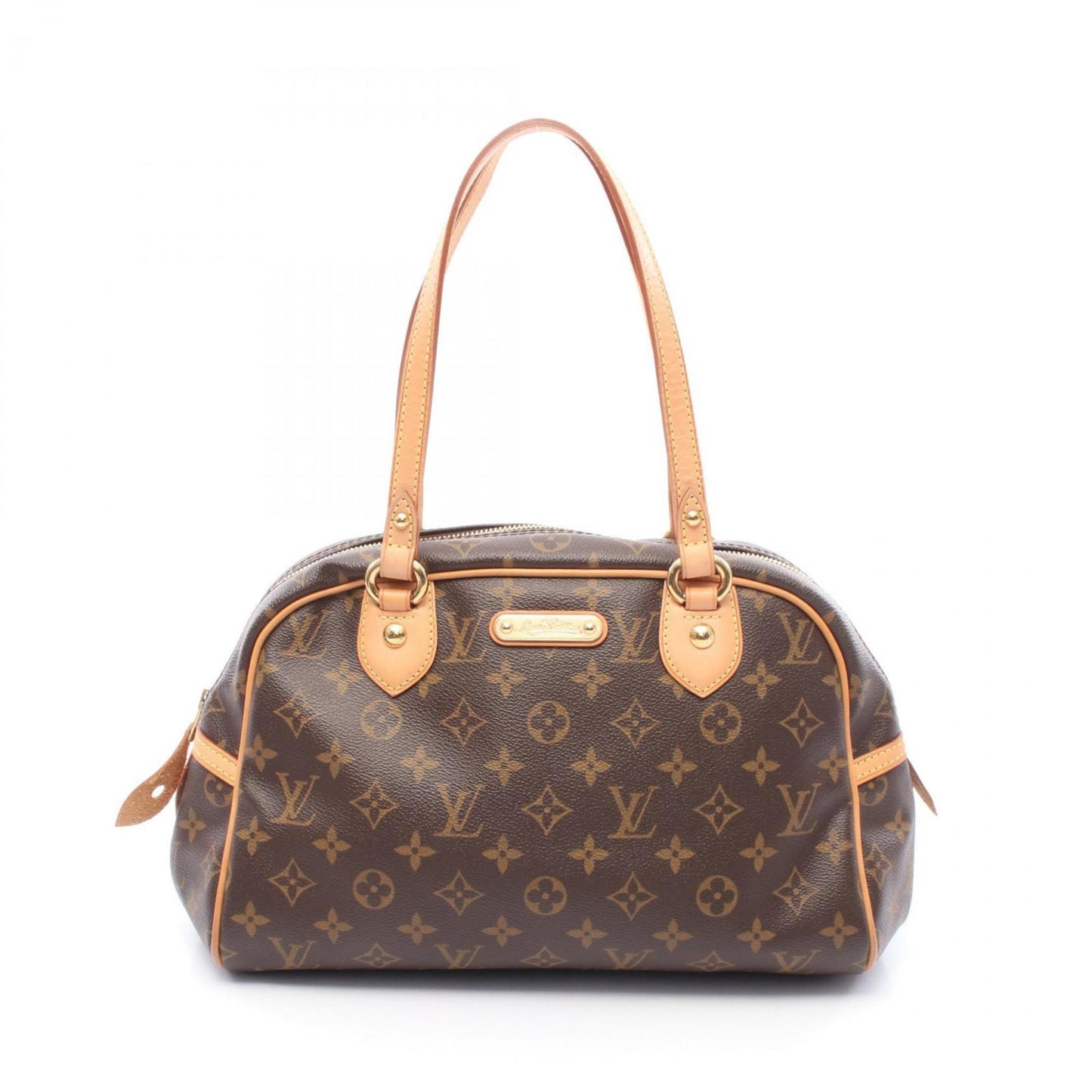 Louis Vuitton Coated Canvas Brown Shoulder Bags