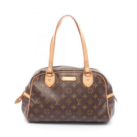 Louis Vuitton Coated Canvas Brown Shoulder Bags