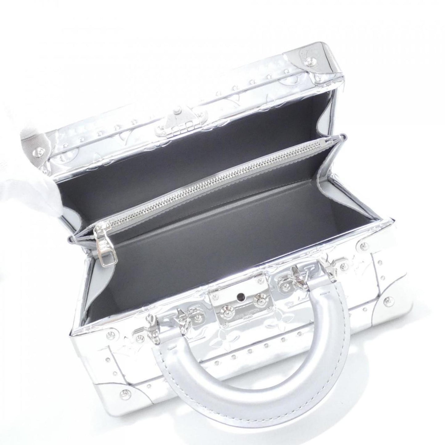 Louis Vuitton Pvc Silver Handbags