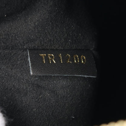 Louis Vuitton Coated Canvas Black Handbags