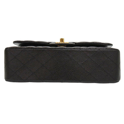 Chanel Calfskin Black Shoulder Bags