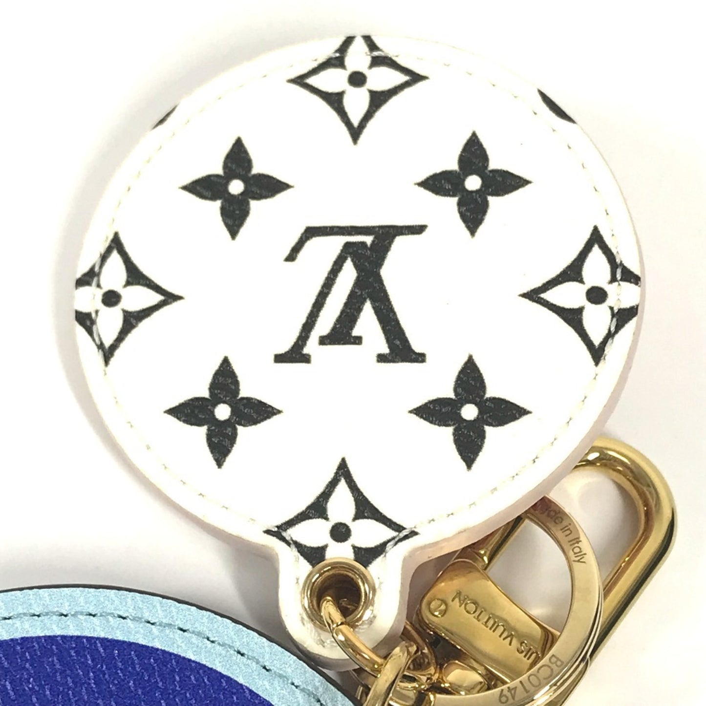Louis Vuitton Monogram Canvas Blue Key Rings