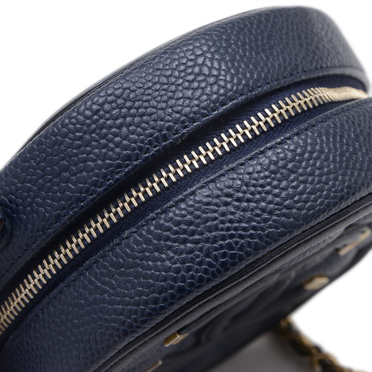 Chanel Calfskin Blue Shoulder Bags