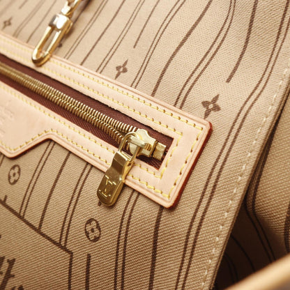 Louis Vuitton Coated Canvas Brown Tote Bags