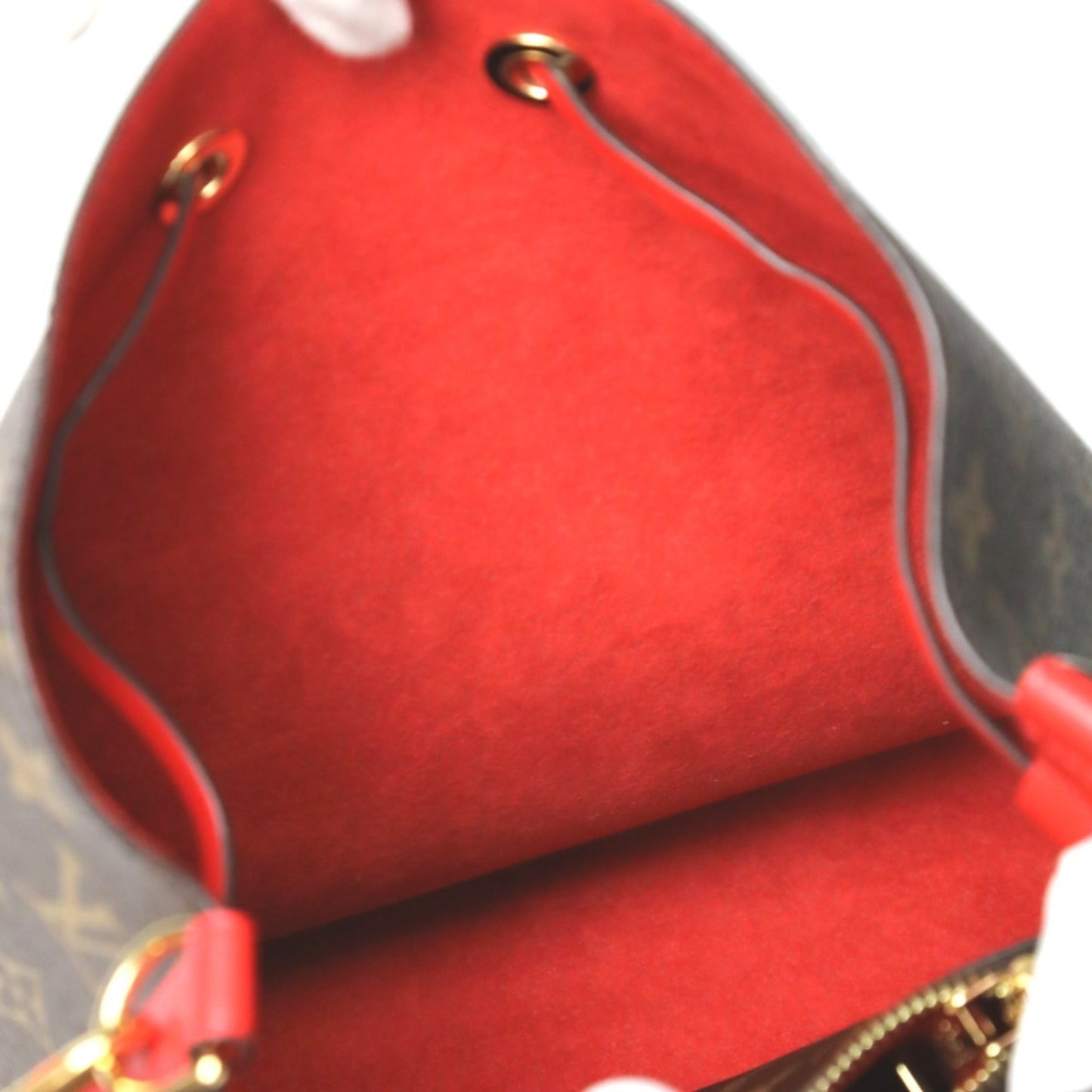 Louis Vuitton Monogram Canvas Red Shoulder Bags