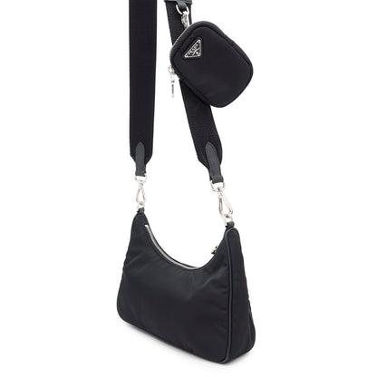 Prada Nylon Black Shoulder Bags