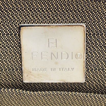 Fendi Canvas Brown Shoulder Bags