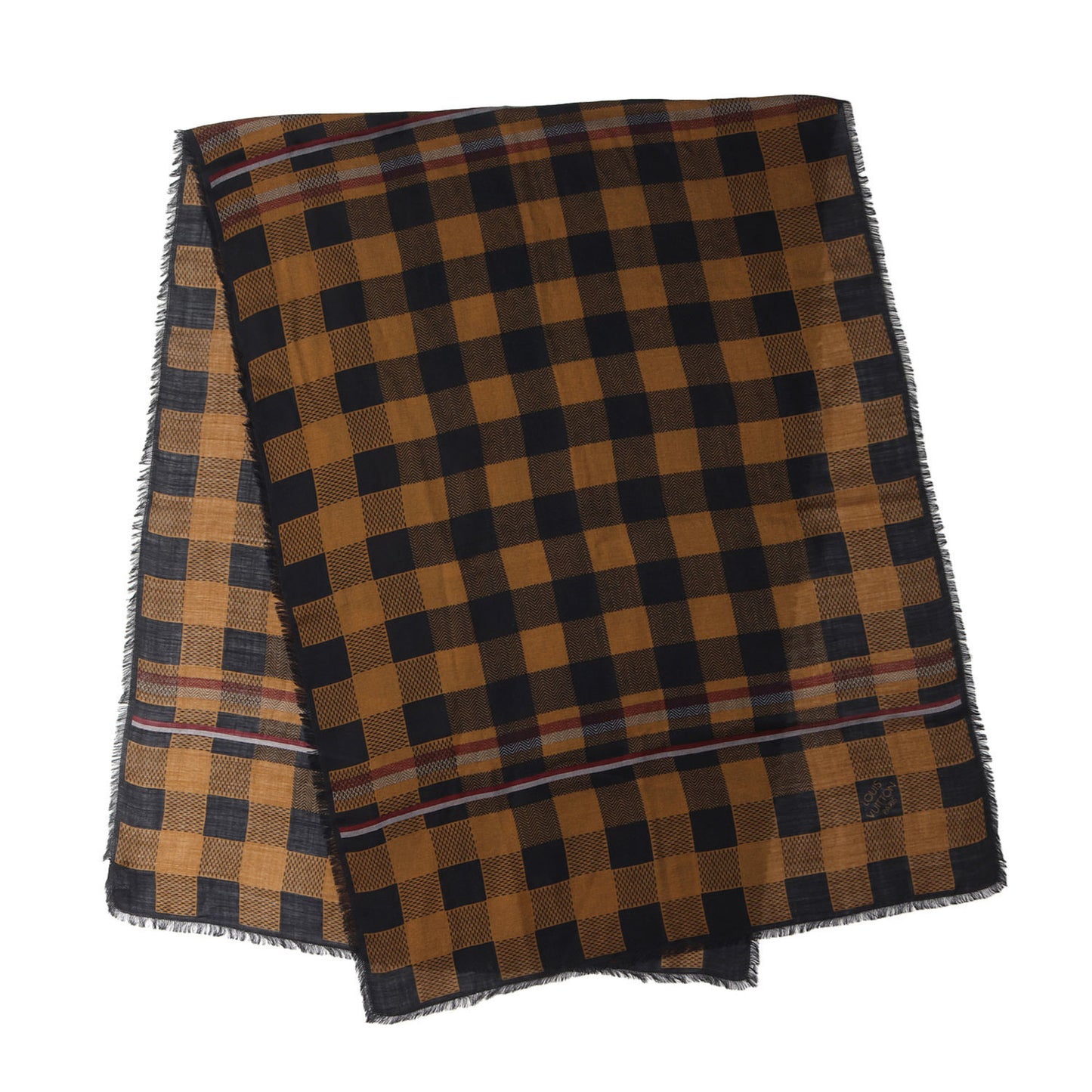 Louis Vuitton Wool Black Scarves