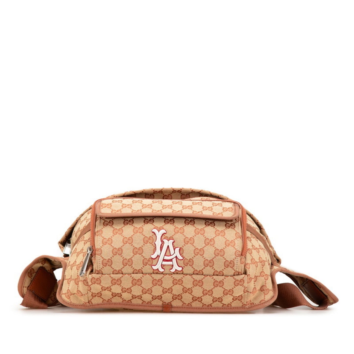 Gucci Canvas Brown Crossbody Bags
