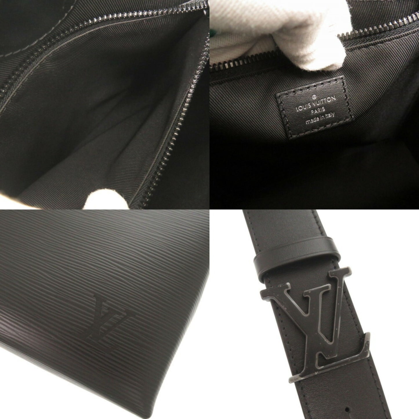 Louis Vuitton Epi Black Handbags