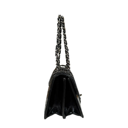 Chanel Patent Black Shoulder Bags