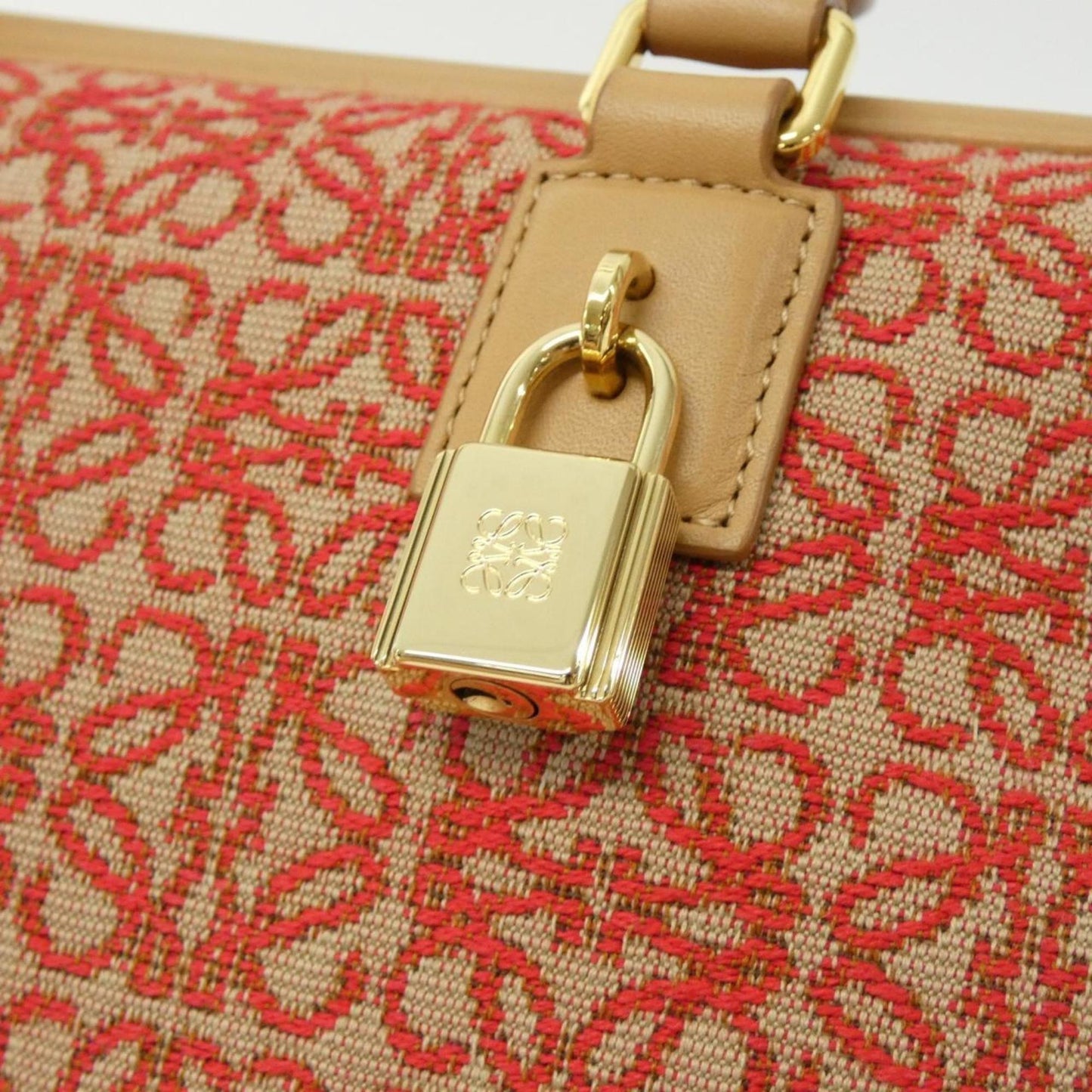 Loewe Canvas Red Handbags