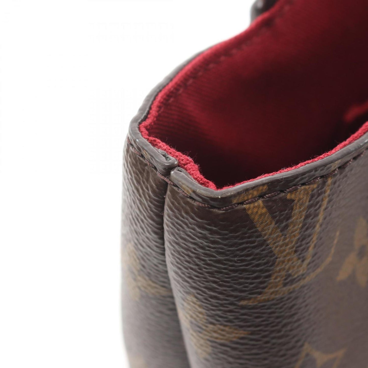 Louis Vuitton Coated Canvas Brown Handbags