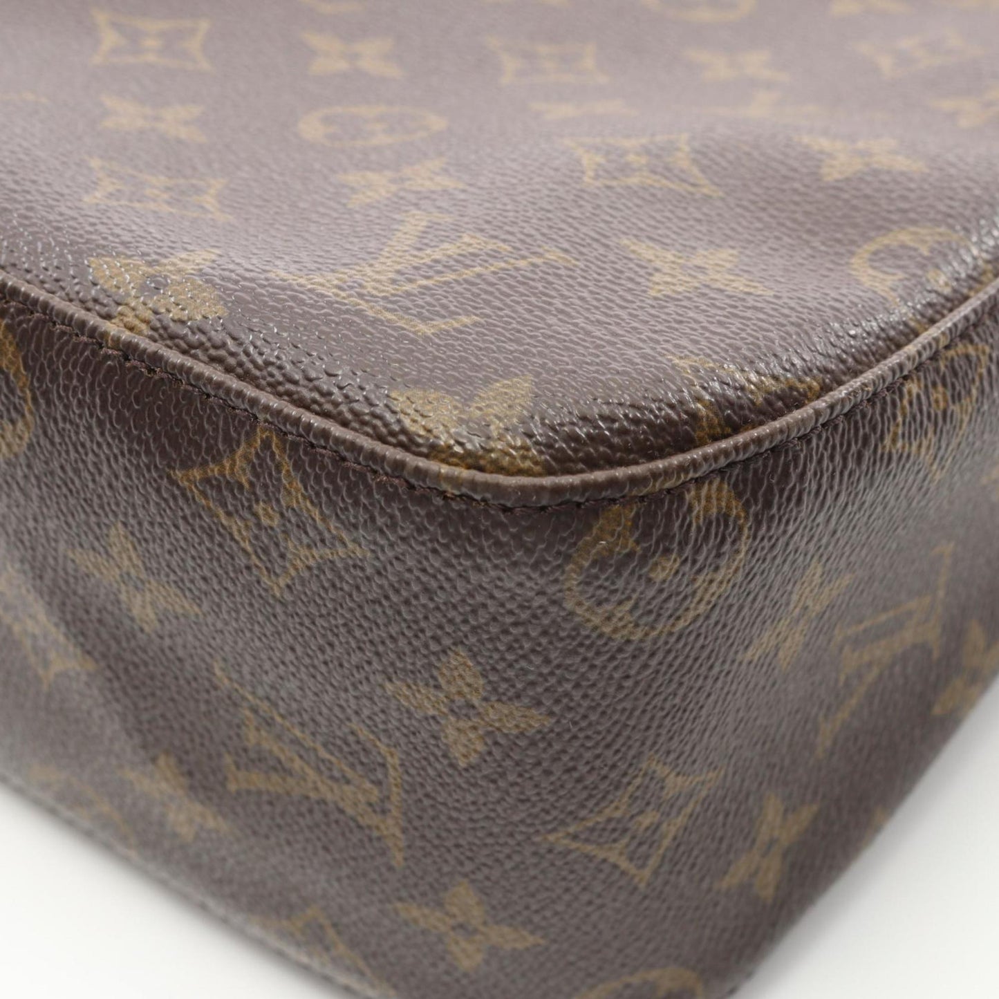 Louis Vuitton Coated Canvas Brown Shoulder Bags