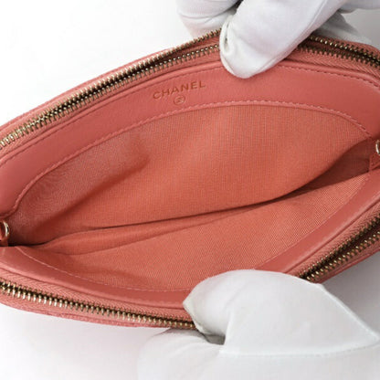 Chanel Calfskin Pink Shoulder Bags