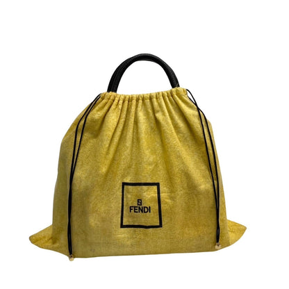 Fendi Canvas Black Handbags