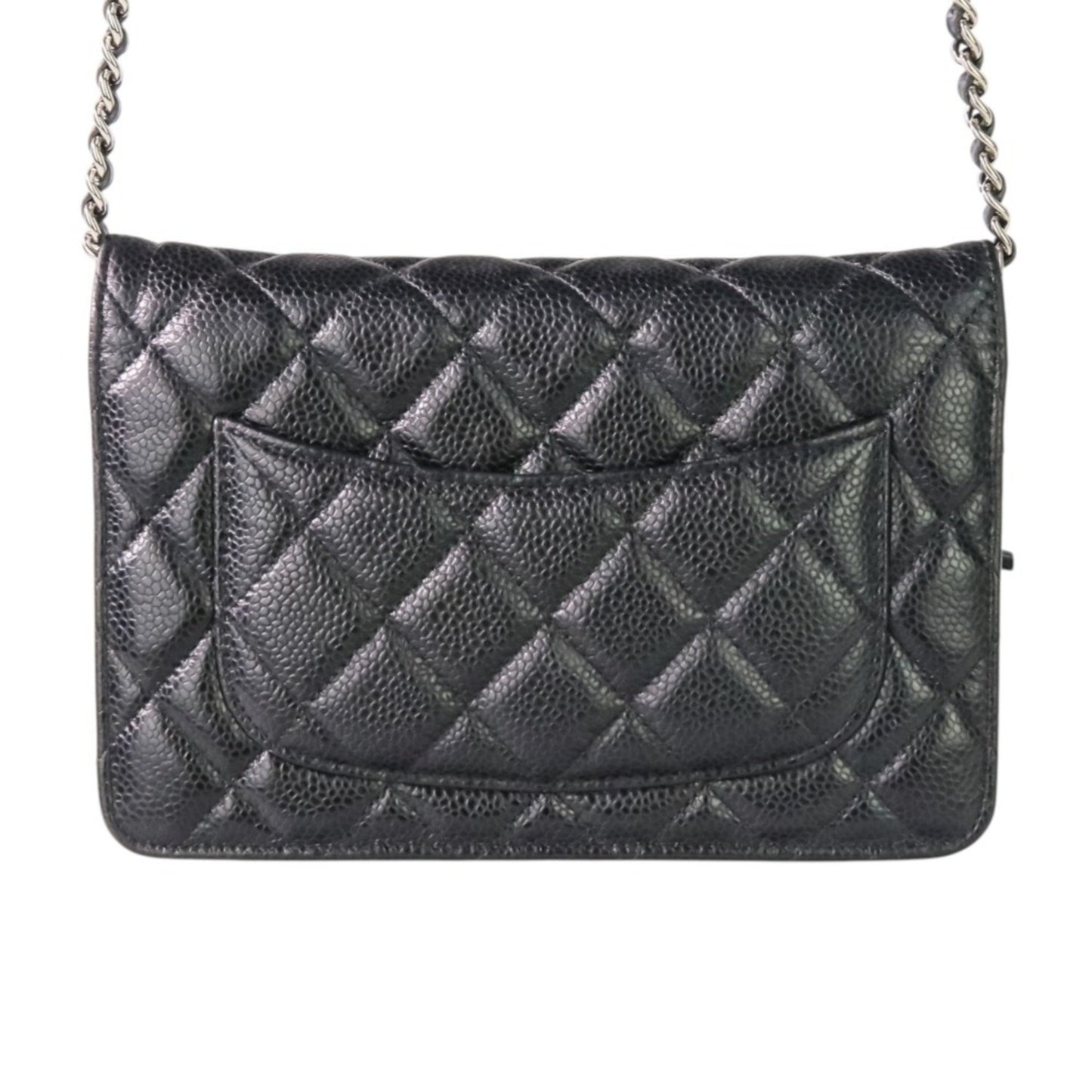 Chanel Calfskin Black Shoulder Bags