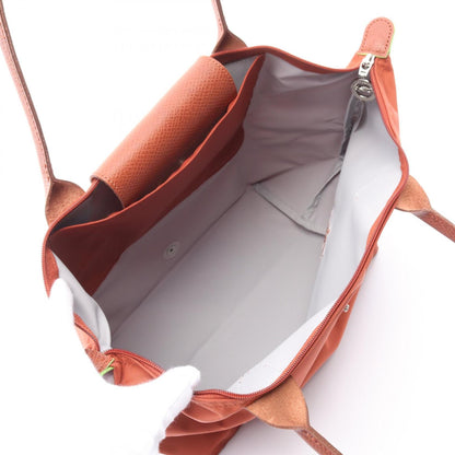 Longchamp Canvas Brown Tote Bags