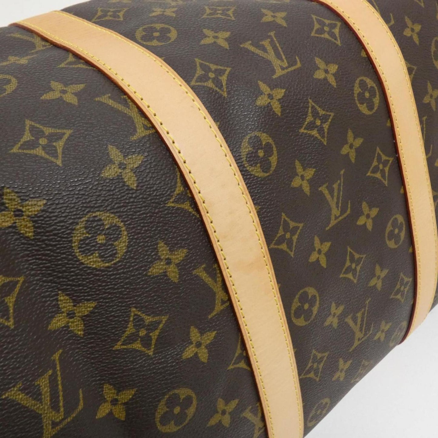 Louis Vuitton Coated Canvas Brown Travel Bags