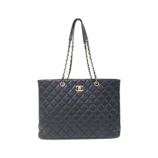 Chanel Calfskin Black Handbags