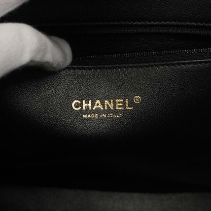 Chanel Calfskin Black Handbags