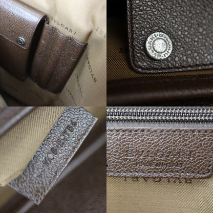 Bvlgari Pvc Brown Shoulder Bags