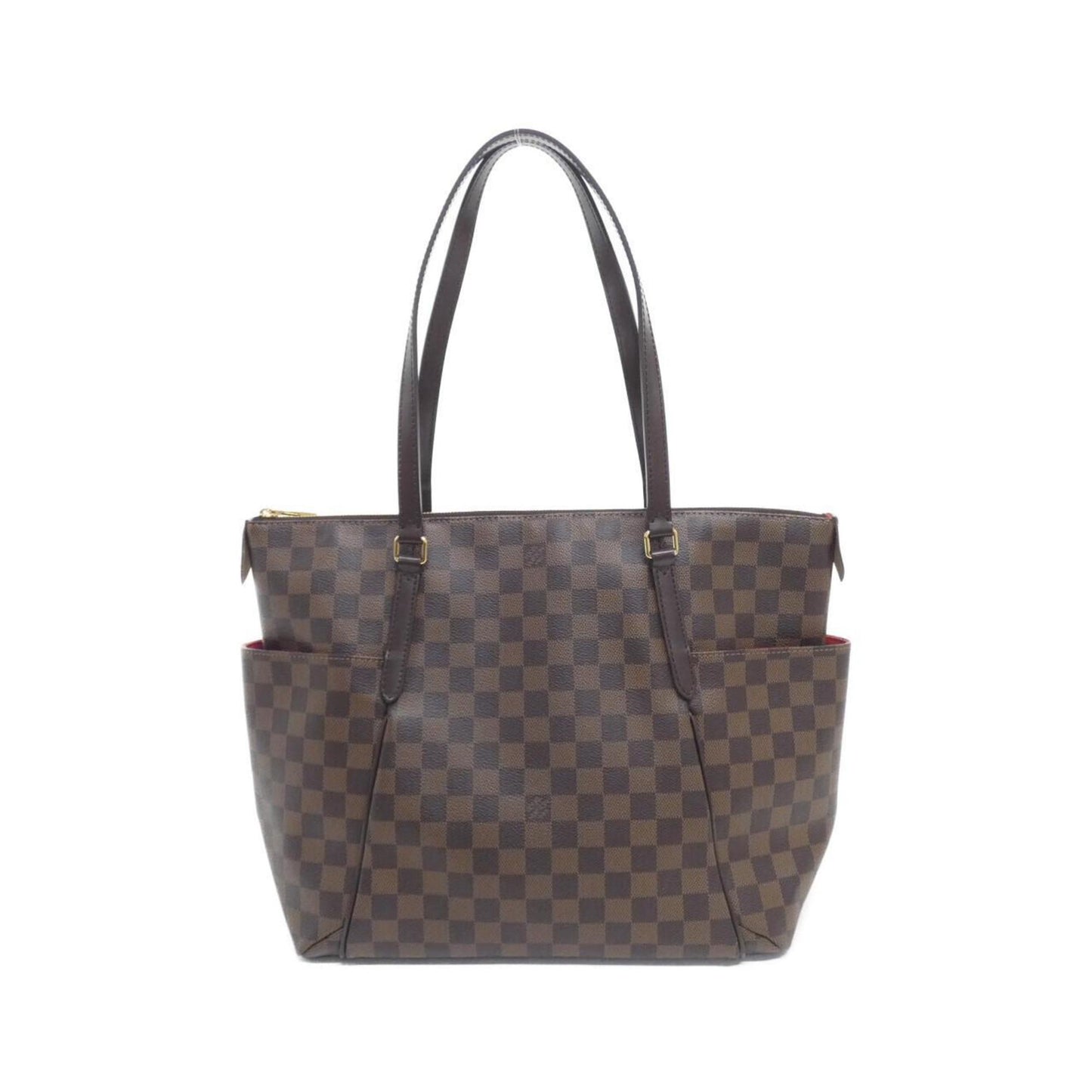 Louis Vuitton Coated Canvas Brown Handbags