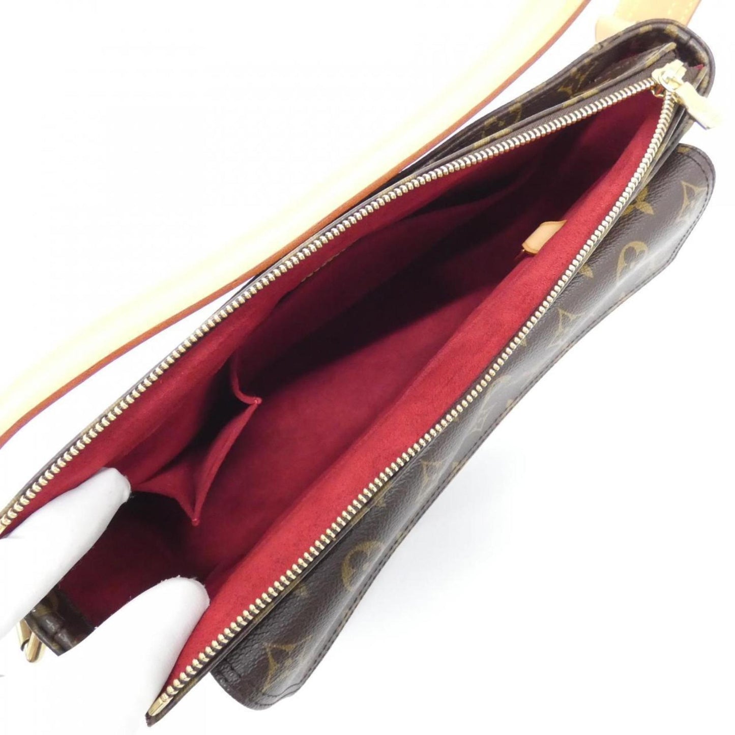 Louis Vuitton Coated Canvas Brown Shoulder Bags
