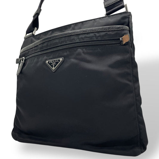 Prada Nylon Black Shoulder Bags