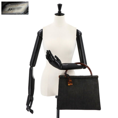 Chanel Denim Black Handbags