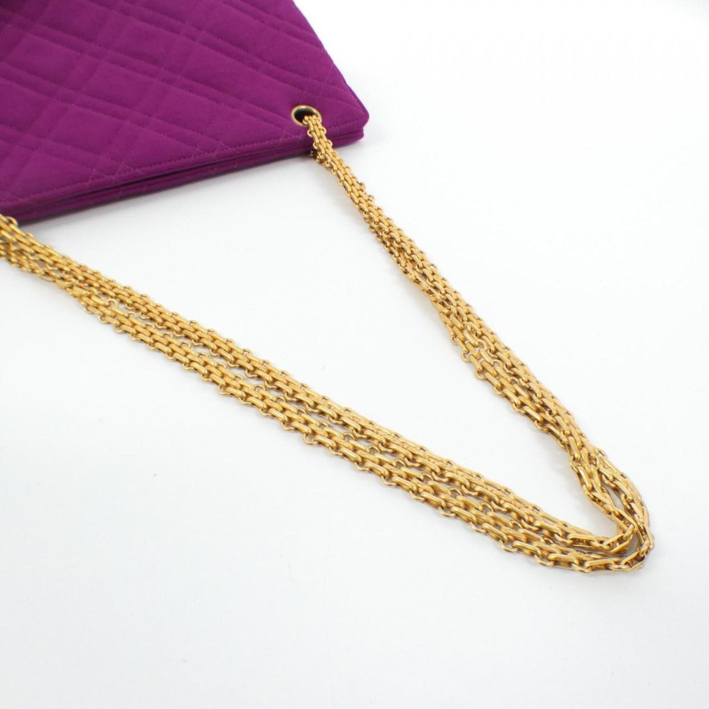 Chanel Canvas Purple Shoulder Bags