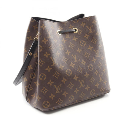 Louis Vuitton Coated Canvas Black Shoulder Bags