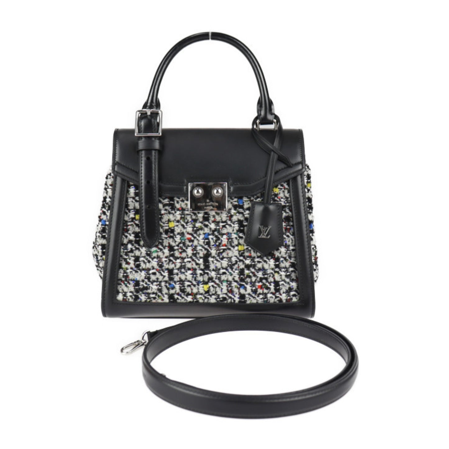 Louis Vuitton Tweed Black Handbags