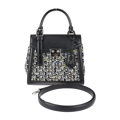 Louis Vuitton Tweed Black Handbags