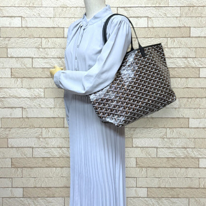 Goyard Pvc Black Tote Bags