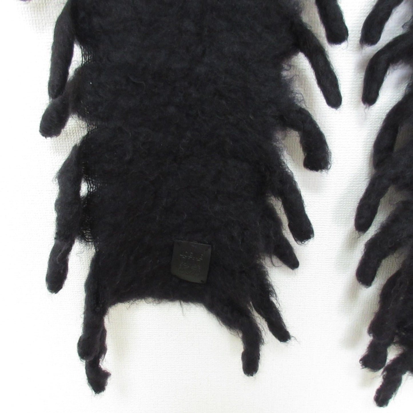 Loewe Wool Black Scarves
